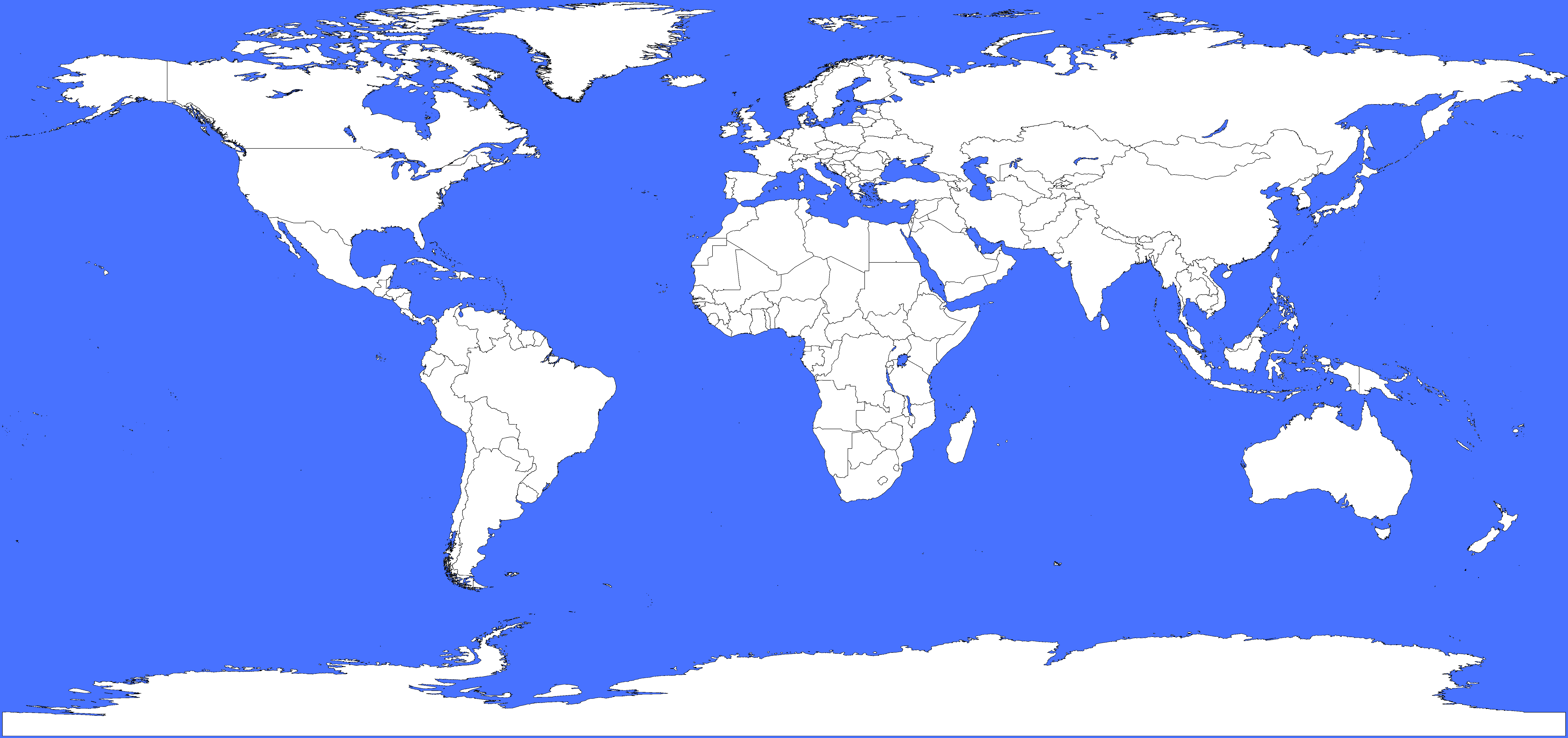World map used to locate copper market signals